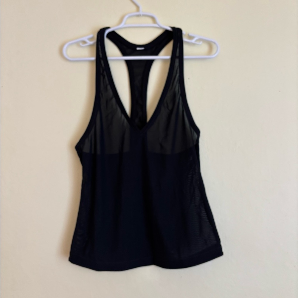 Vimmia Black Mesh Racerback Top